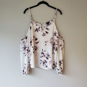 DYNAMITE | Cold Shoulder Blouse